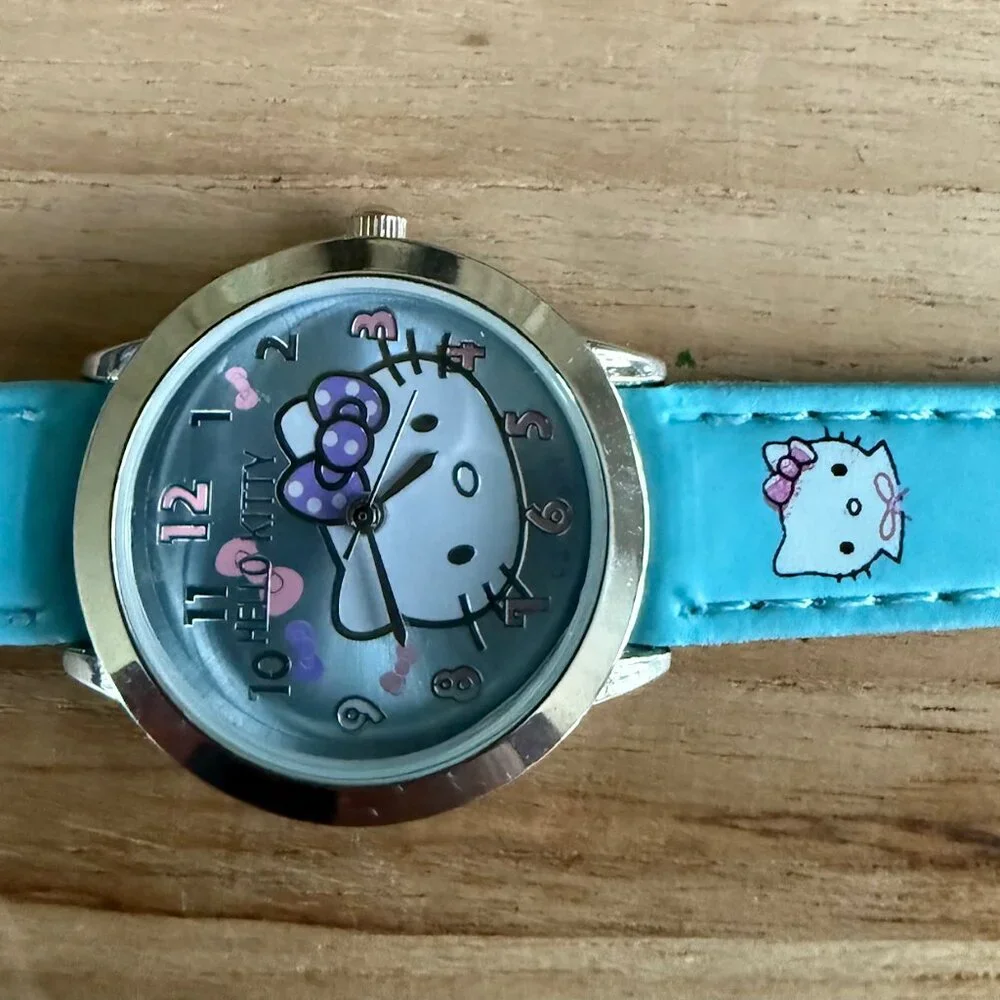 Hello Kitty Watch, Water Resistant, Stainless Steel Back